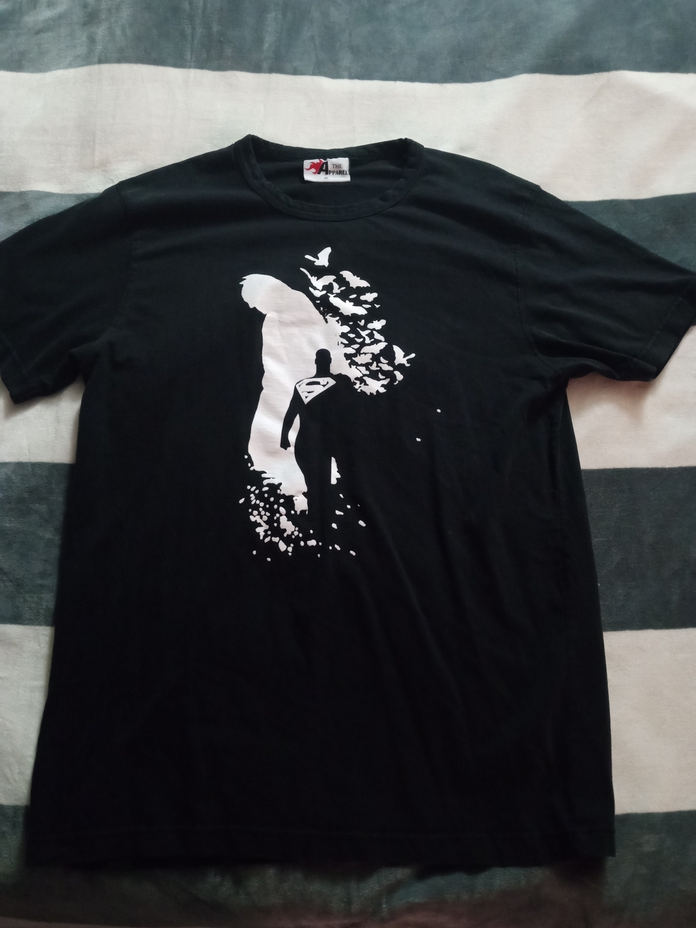Black Superman Graphic Short Sleeve Tee